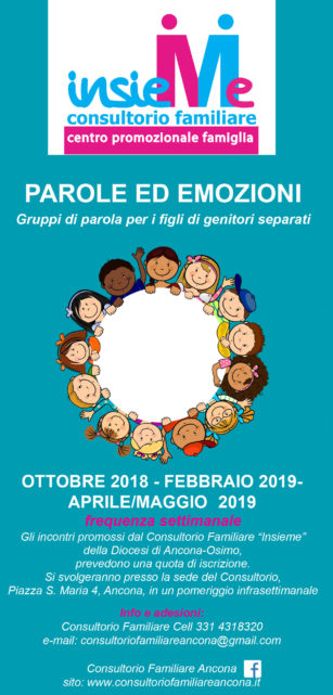 PAROLE ED EMOZIONI. Gruppi di parola per i figli di genitori separati